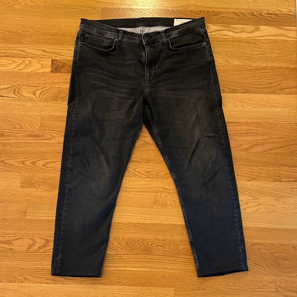 rag & bone Men's Dark Gray Slim Jeans